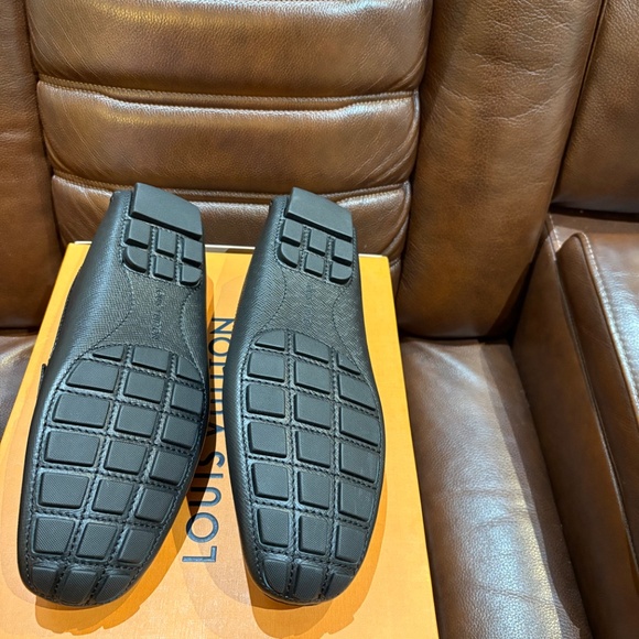 Louis Vuitton Monte Carlo Moccasin Leather Loafers Size 8.5/Free Shipping - Picture 2 of 3